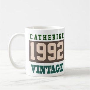 Mug 1992 Année de naissance - Fête d'anniversaire