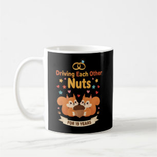 Mug 19 ans d'anniversaire de mariage à s rendre mutuel