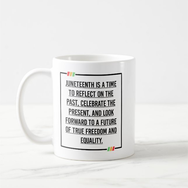 Mug 19°, Liberté des Afro-Américains. (Gauche)