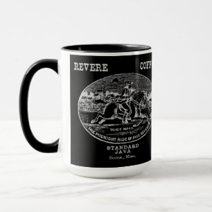 Mug 19th C. Revere Café de Boston, gris