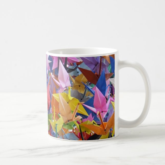 Mug 1.000 origamis empaquettent la photo de grues (Droite)