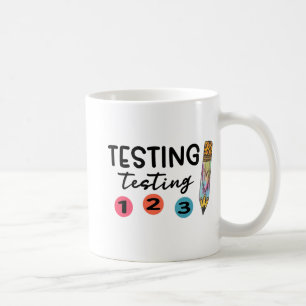 Mug 1 2 3 Jour d'essai Coordinateur de test de chemise