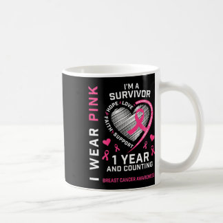 Mug 1 an Cancer Libre Maman Pink Sensibilisation Danse
