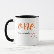 Mug 1 an terminé | Mug de café pour 1er anniversai