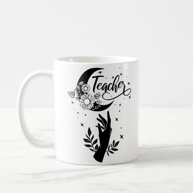Mug 1- Chemise d'enseignant inspirant, Enseignant mini (Gauche)