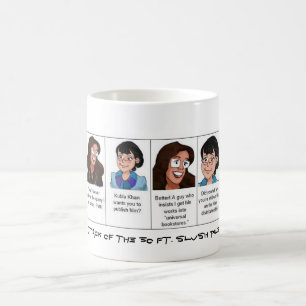 Mug 1 comique de l'attaque de la pile de neige fondue