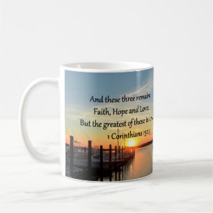 MUG 1 CORINTHIANS 13 CONCEPTION DE COUCHER DE SOLEIL
