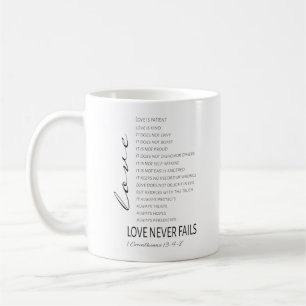 Mug 1 Corinthiens 13 L'amour est la Bible Verse