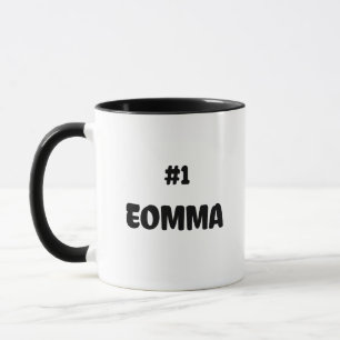 Mug #1 eomma, numéro une maman en coréen, drôle
