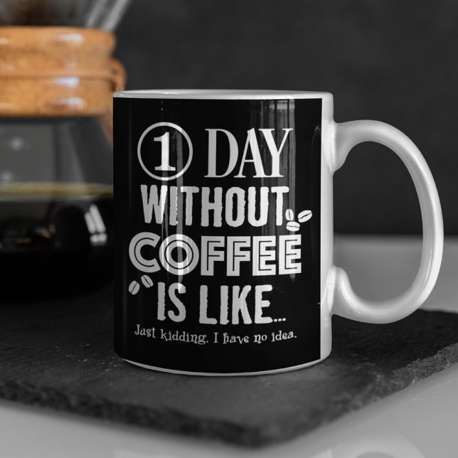 Mug 1 Jour Sans Café, C'Est Comme... Imprimer (Créateur téléchargé)