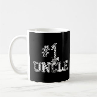 Mug 1 oncle - Numéro un cadeau de Fête des pères