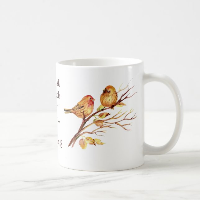 Mug 1 Pierre 4:8 Aimez-Vous L'Un L'Autre Écriture Prof (Droite)