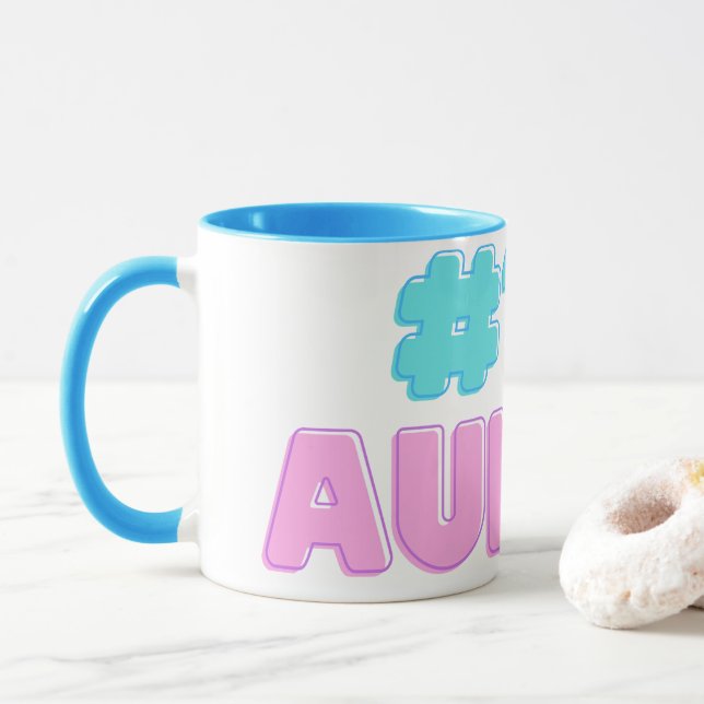 Mug #1 Tante Autocollant (Avec donut)