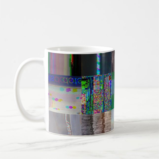 Mug 1C9984DA Glitch Art Distorsion Numérique Vaporwave (Gauche)