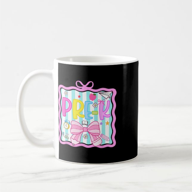 Mug 1er jour de pré-maternelle Préparation retour à l' (Gauche)