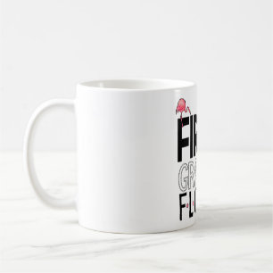 Mug 1ère année Flamant rose rose escouade Enseignant W