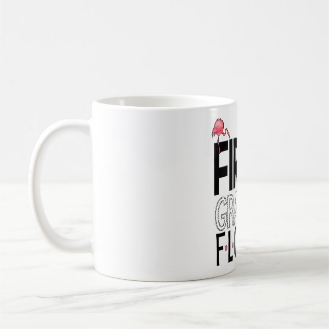 Mug 1ère année Flamant rose rose escouade Enseignant W (Gauche)