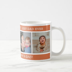 Mug 1ère Fête des pères Meilleur papa Ever 4 Photo Ter