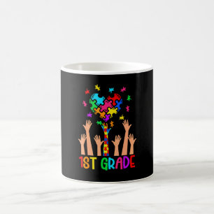 Mug 1re année Cœur Sensibilisation à l'autisme Rentrée