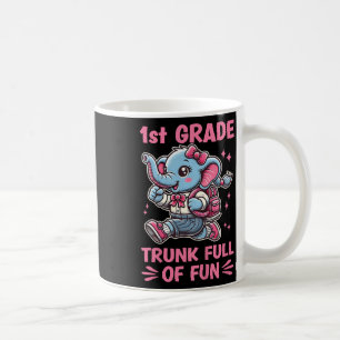Mug 1re année Tronc plein d'amusement Éléphant mignon