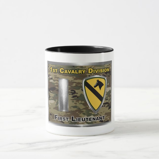 Mug 1re division de cavalerie Premier lieutenant (Centre)