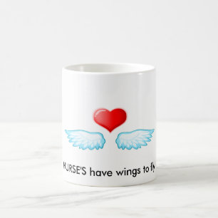 Mug 2009111418528, INFIRMIÈRE ont des ailes à voler