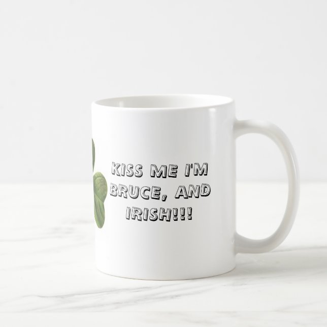 Mug 200px-Irish_clover, EMBRASSENT MOI que je suis (Droite)