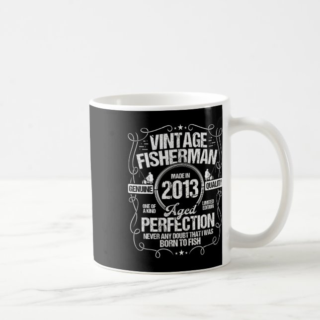 Mug 2013 Anniversaire De La Pêche Pour Pêcheur 2013 An (Droite)