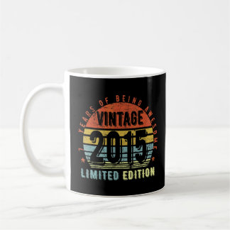 Mug 2015 Vintage 2015 7e anniversaire