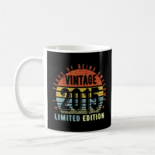 Mug 2015 Vintage 2015 7e anniversaire