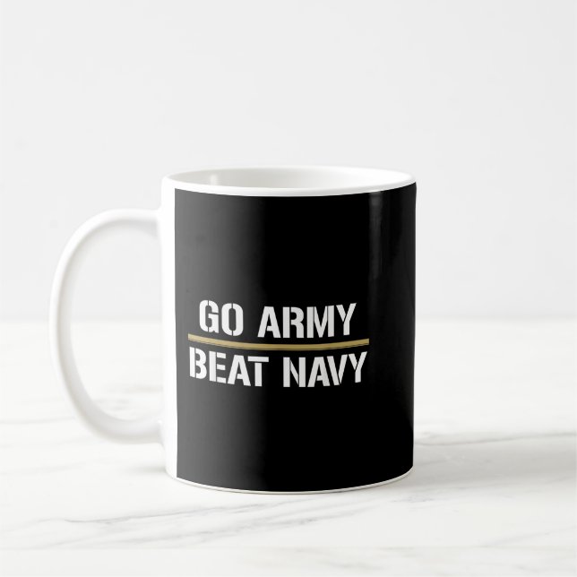 Mug 2019 Go Army ! Battre la Marine ! Faire 4 dans une (Gauche)