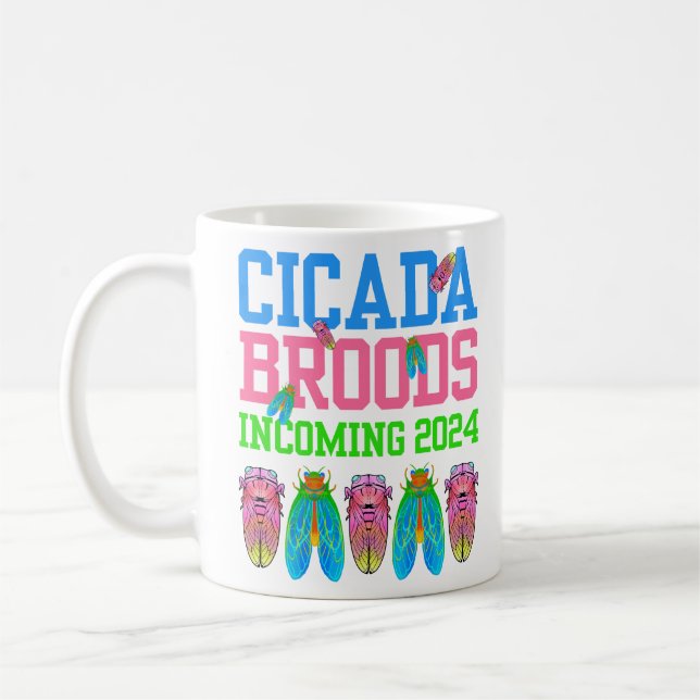 MUG 2024 MARCHANDISES DE LA CICADA AMUSANTES ENTRÉES (Gauche)