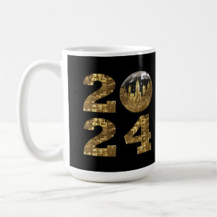 Mug 2024-Nouvel An-Ball-NYC Or-
