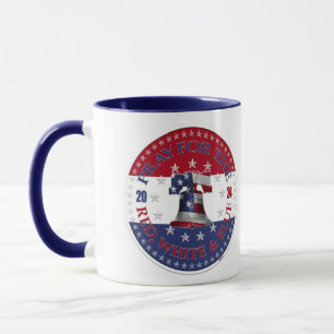 Mug 2024 Priez pour la Cloche de la Liberté rouge, bla