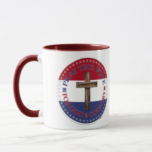Mug 2024 Priez pour le vote pour Dieu et la patrie ave