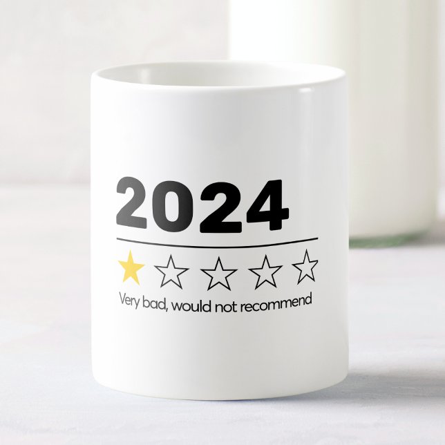 Mug 2024 Très Mauvais Ne Recommanderait Pas Drôle (Créateur téléchargé)