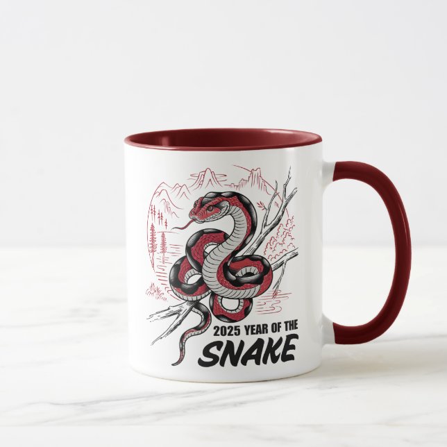 Mug 2025 Année Du Serpent (Droite)
