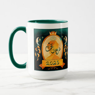 Mug 2025 IFComp à deux tonalités, grande boîte à café