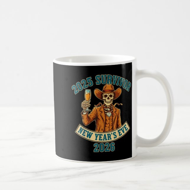 Mug 2025 Survivor New Year's Eve 2026  (Droite)