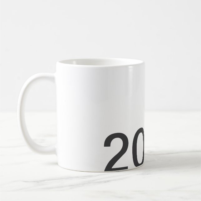 Mug 2026 2027 2028 name title here year bold letter  (Gauche)