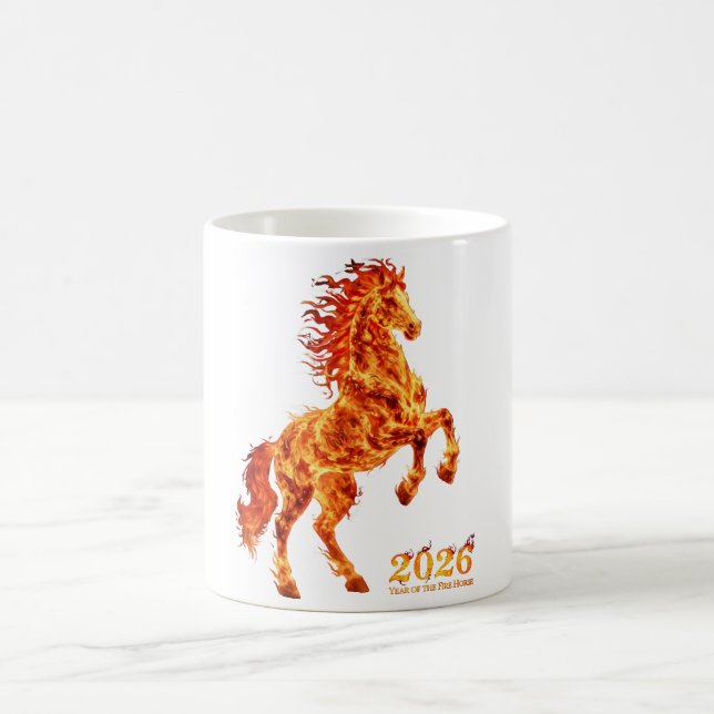 Mug 2026 Année du Cheval de Feu (Centre)
