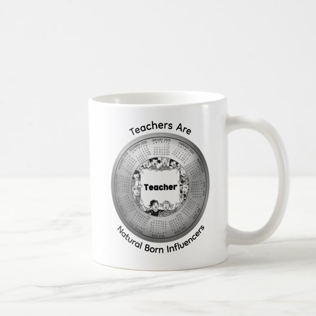 Mug 2026 Les enseignants sont des influenceurs nés Caf (Droite)