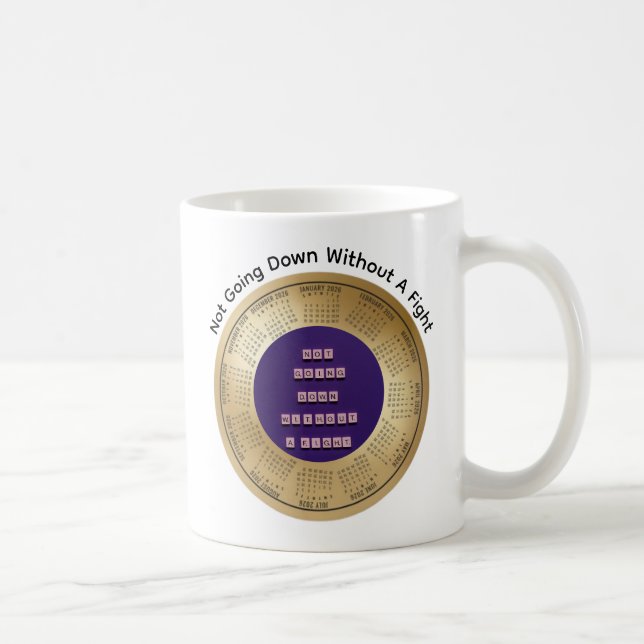Mug 2026 Pas aller sans combattre Café  (Droite)