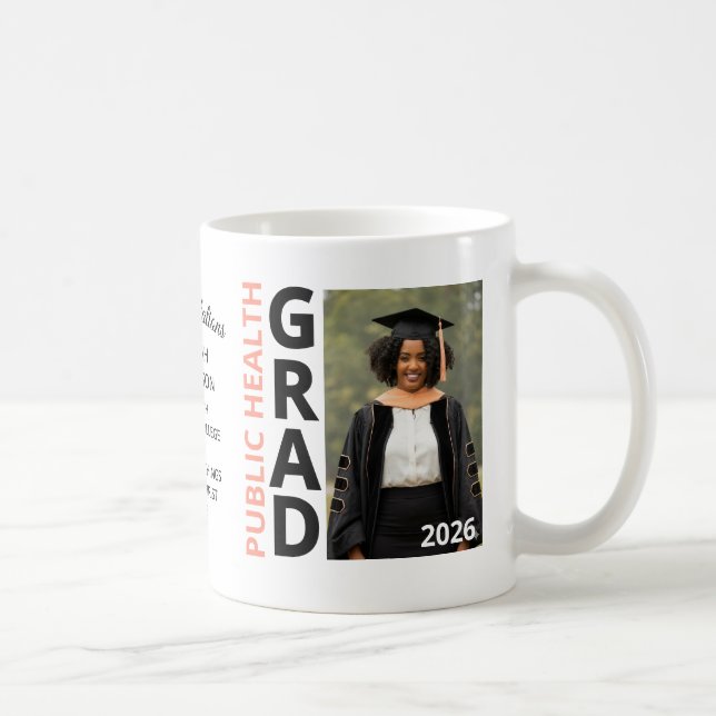 Mug 2026 PUBLIC HEALTH Graduate Photo Souvenir (Droite)