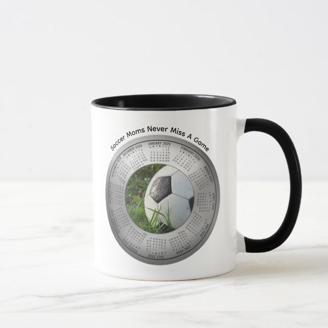 Mug 2026 Soccer Mom Calendar Coffee (Droite)