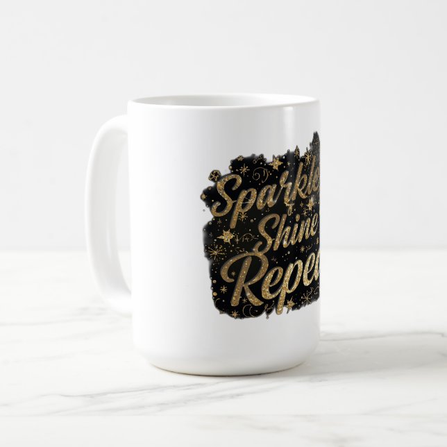 Mug 2026 sPARKLE,SHINE REPEAT (Devant gauche)