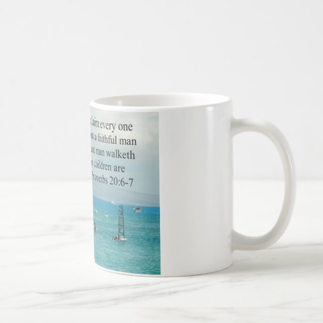 Mug 20:6 de proverbes - cadeau d'écriture sainte de 7 (Droite)