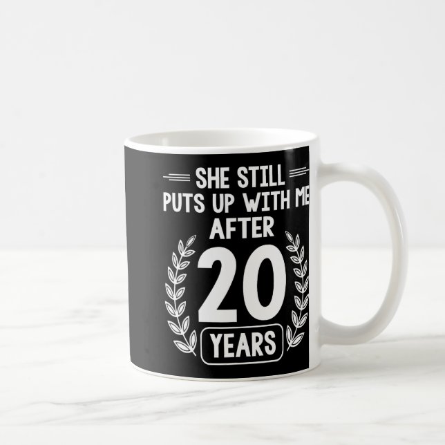 Mug 20 Ans De Mariage Mari Funny 20e Anniversaire (Droite)