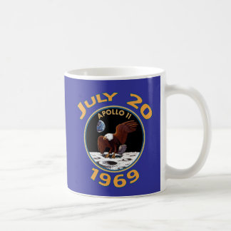 Mug 20 juillet 1969 mission d'Apollo 11 à la lune