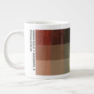 Mug 20 oz Green Gold + Magenta x Bleu Phthalo
